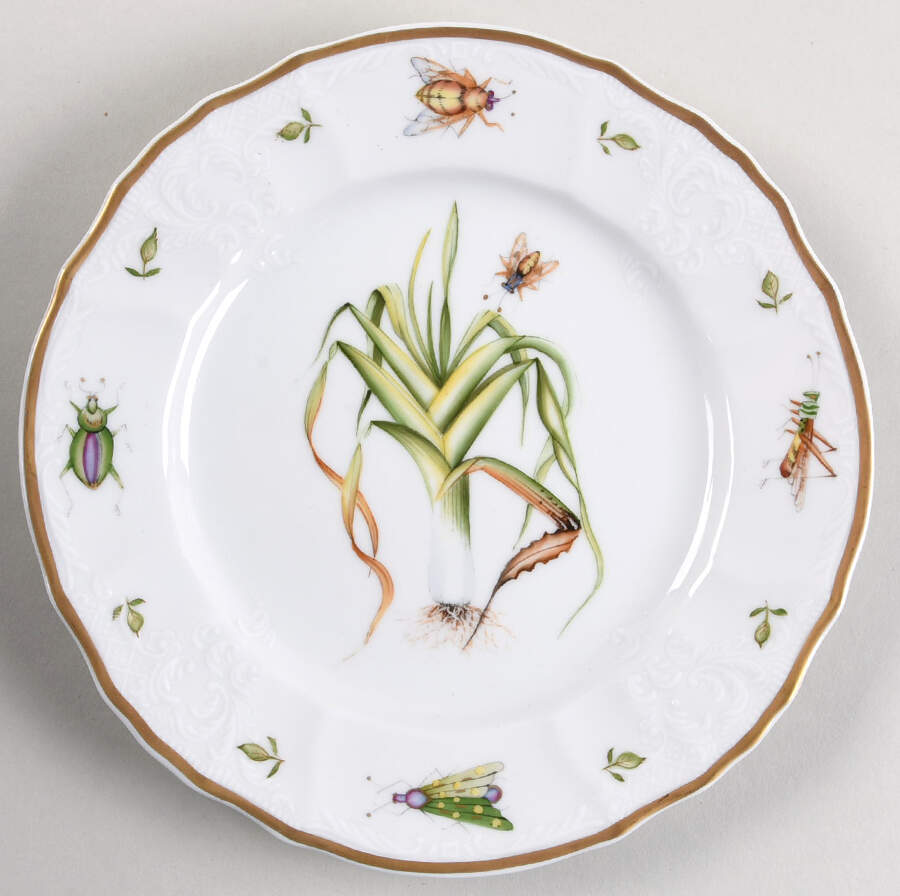 Antique Vegetables Salad Plate by Anna Weatherley-1