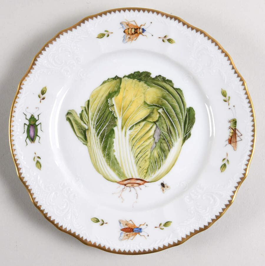 Antique Vegetables Salad Plate by Anna Weatherley-1