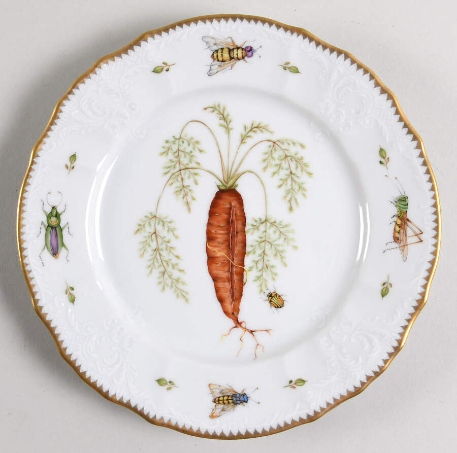Antique Vegetables Salad Plate by Anna Weatherley-1
