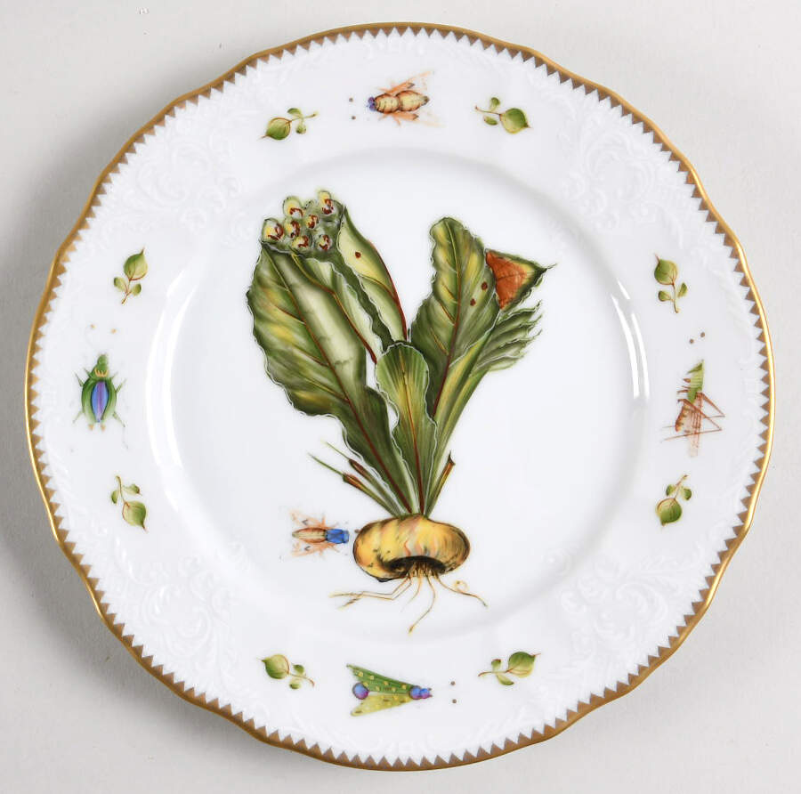 Antique Vegetables Salad Plate by Anna Weatherley-1
