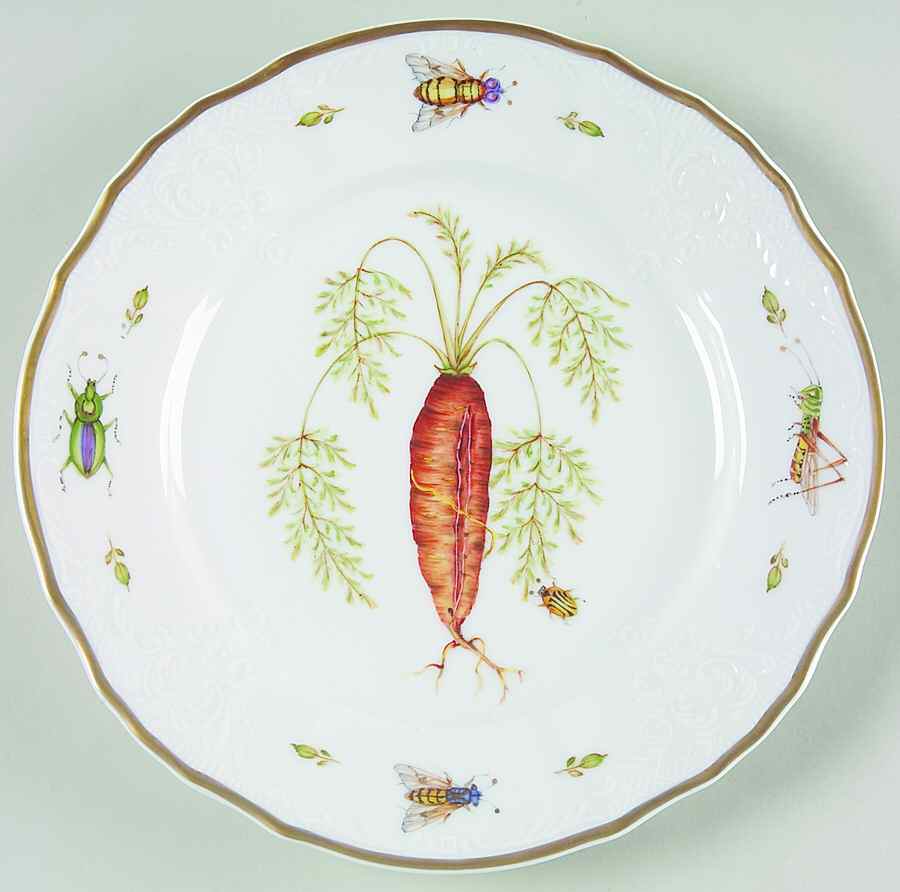 Antique Vegetables Salad Plate by Anna Weatherley-1
