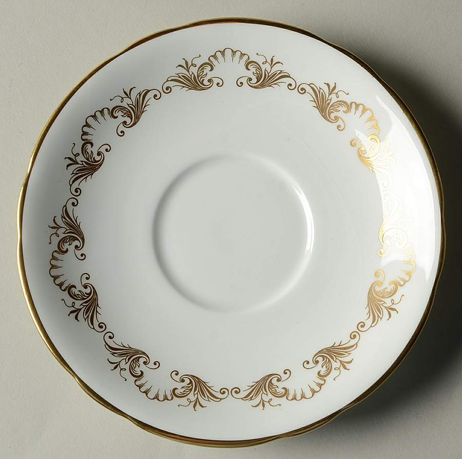 Louis XV (Scalloped) Saucer by John  Aynsley & Sons-1