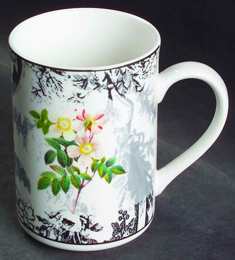 Rose Toile Mug by American Atelier-1
