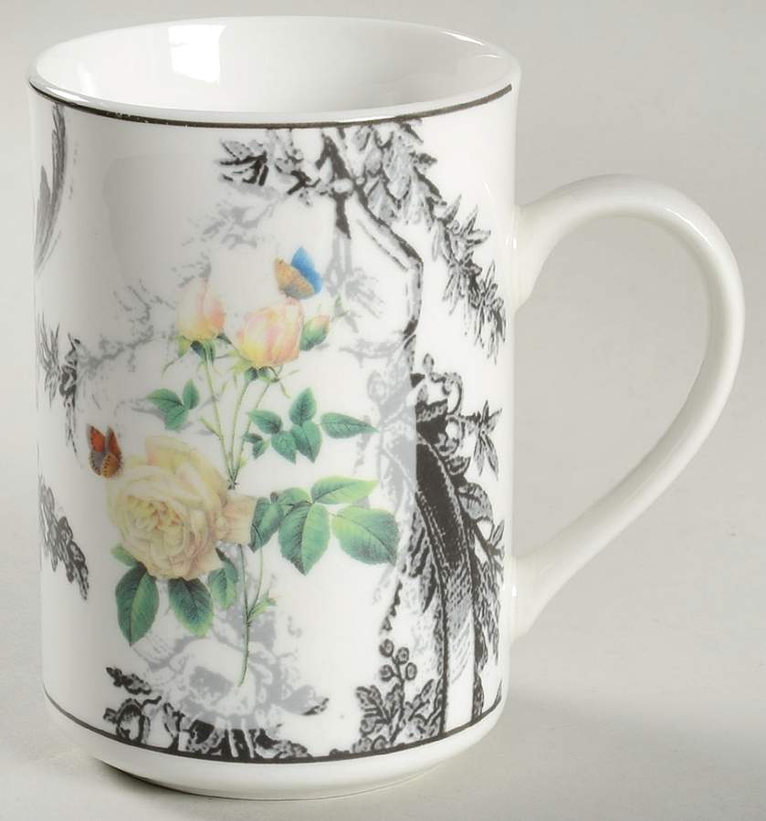 Rose Toile Mug by American Atelier-1