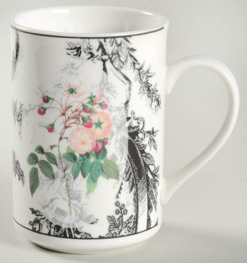 Rose Toile Mug by American Atelier-1