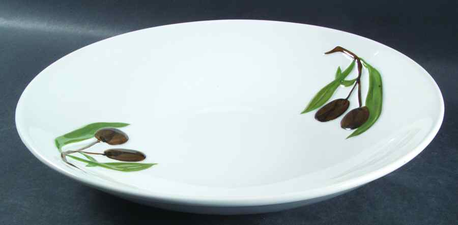 Sorrento Olive 13" Deep Round Platter by Artland-1