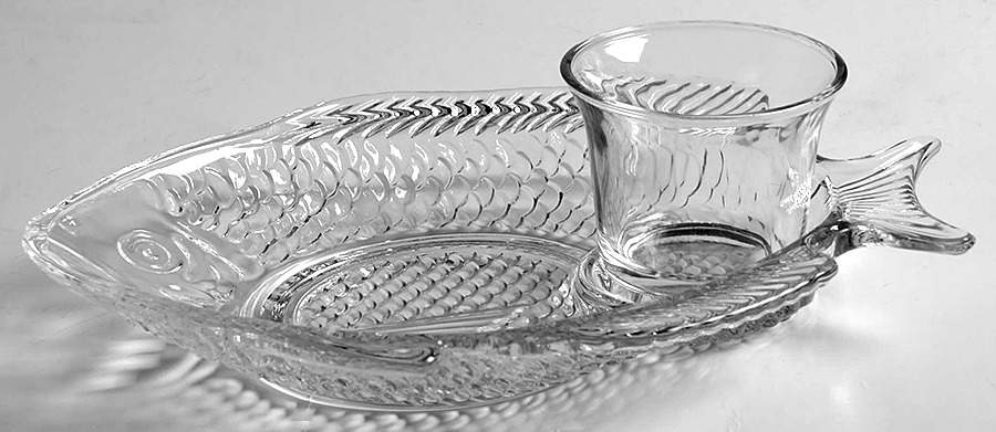 Seafood Whiteware Butter Sauce & Stand by Artland-1