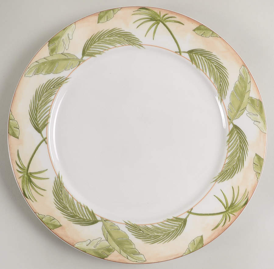 Tropical Palm Dinner Plate by American Atelier-1
