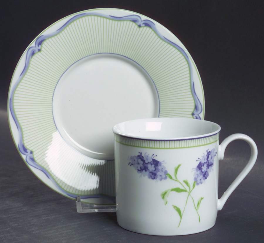 Mayhill Flat Cup & Saucer Set by Laura Ashley-1