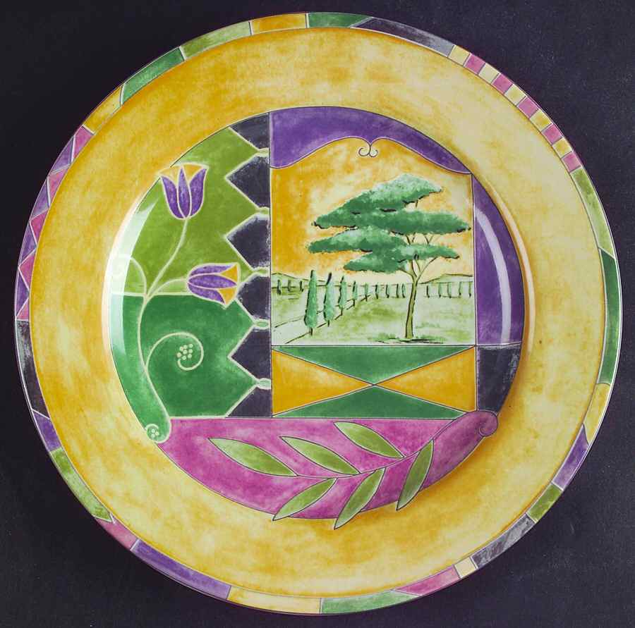 Verona Salad Plate by 222 Fifth (PTS)-1