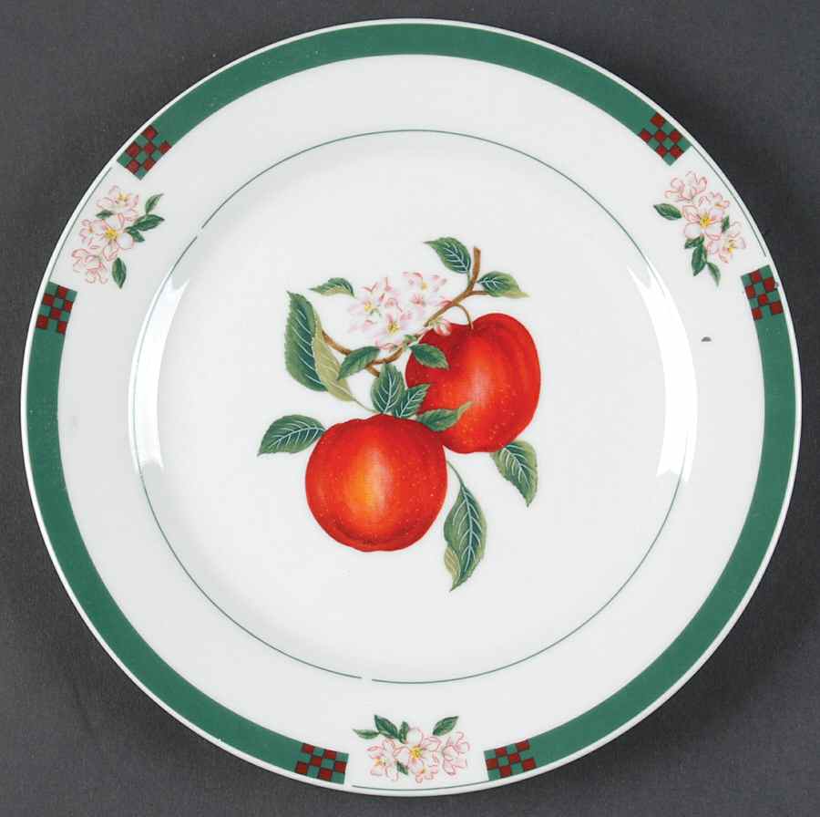 Apple Orchard Salad/Dessert Plate by American Atelier-1