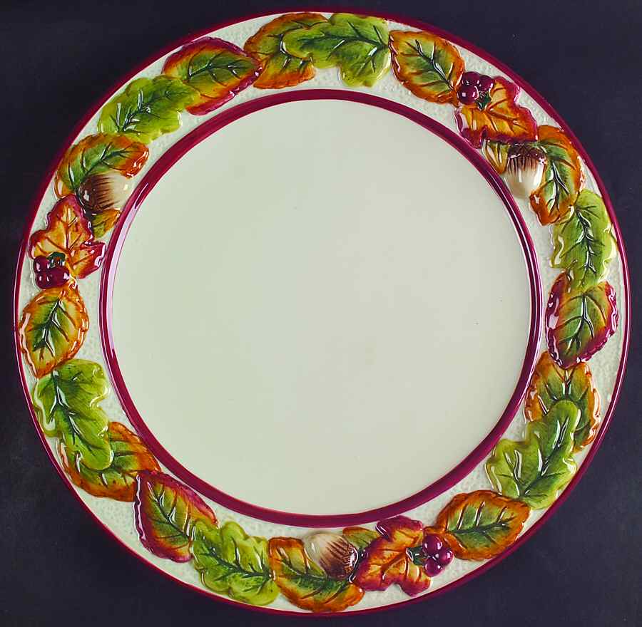 Northern Nights (Decal) 13" Chop Plate (Round Platter) by American Atelier-1