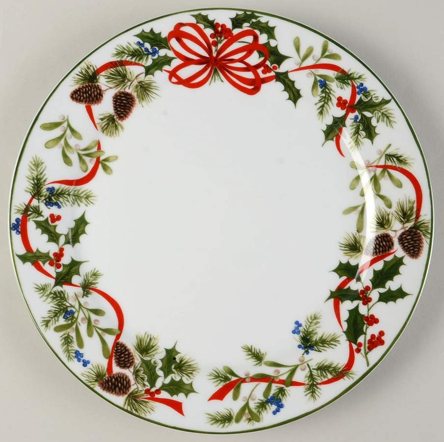 Christmas Woodland 12" Chop Plate (Round Platter) by American Atelier-1