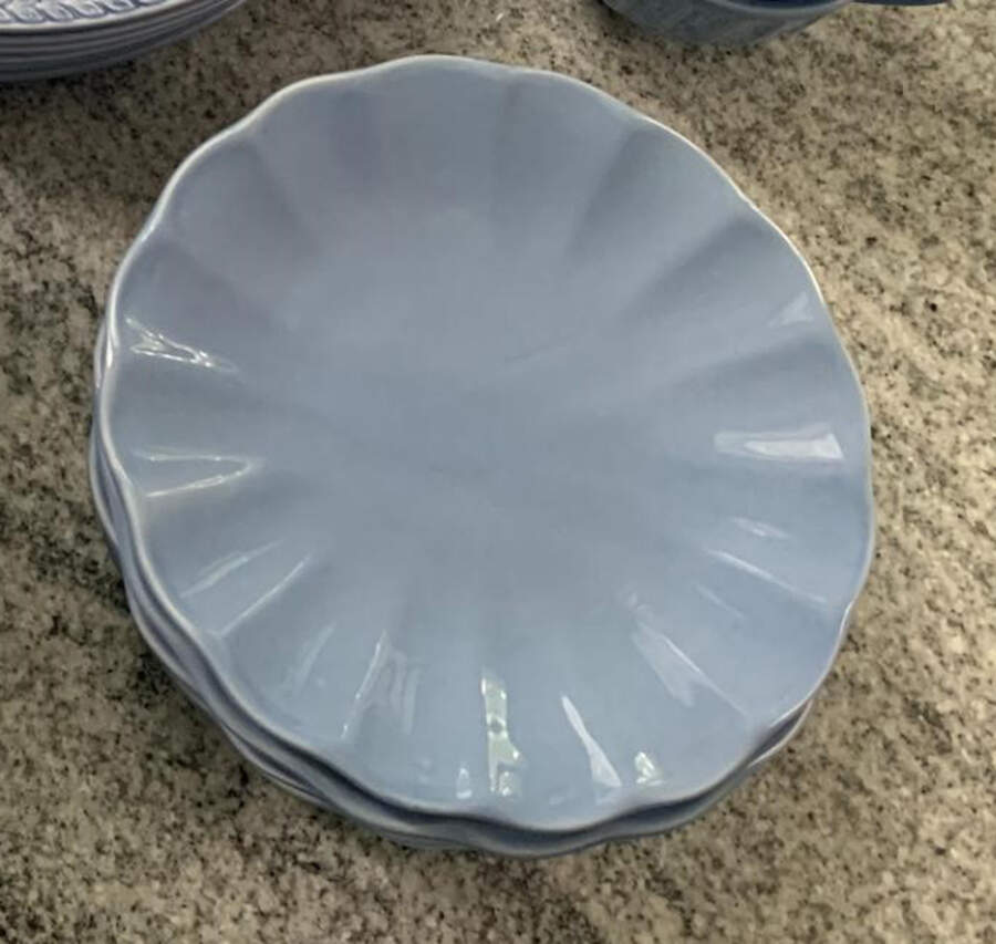 Athena Blue Salad Plate by American Atelier-1