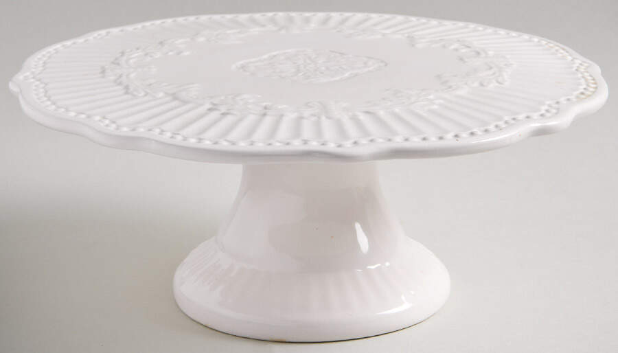 Baroque 10" Diameter Pedestal Cake Stand by American Atelier-1