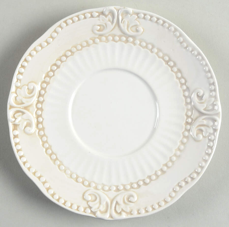 Baroque Saucer for Flat Cup by American Atelier-1