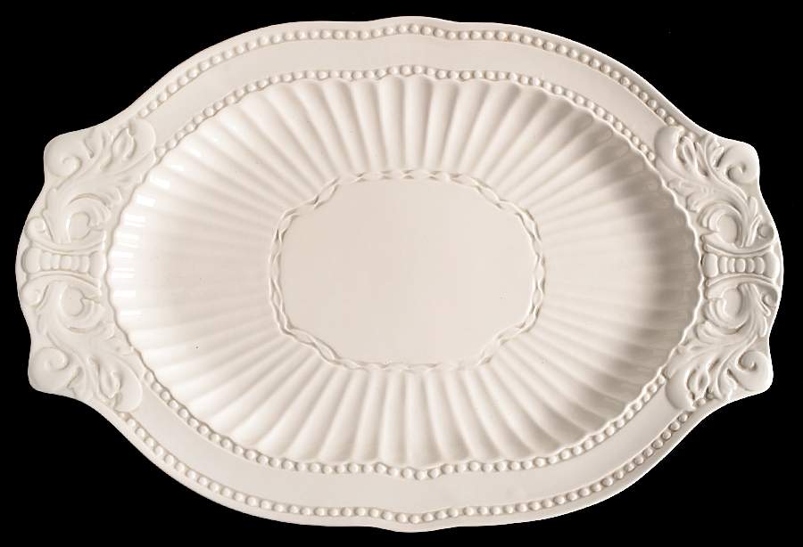 Baroque 16" Oval Serving Platter by American Atelier-1
