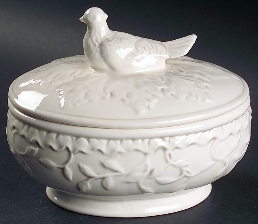 Baroque Covered Soup Bowl by American Atelier-1