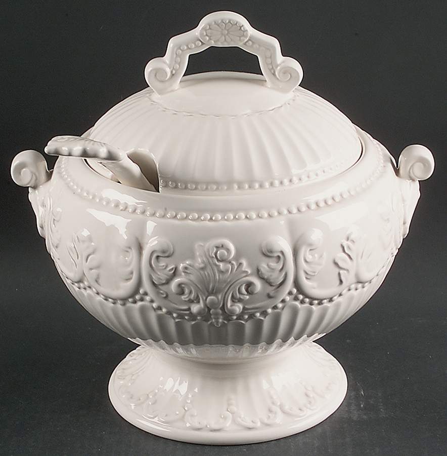 Baroque Tureen & Lid w/Ladle by American Atelier-1