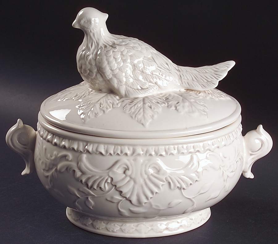 Baroque Figural Tureen & Lid by American Atelier-1