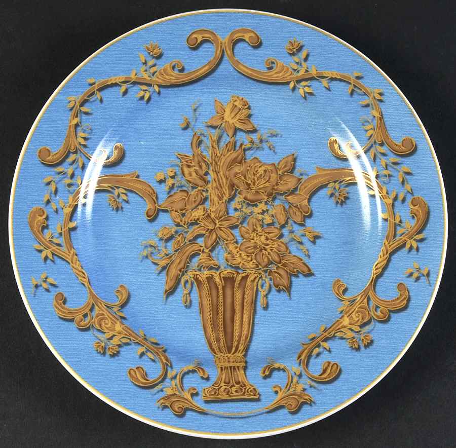 Blue Jardiniere Salad Plate by American Atelier-1