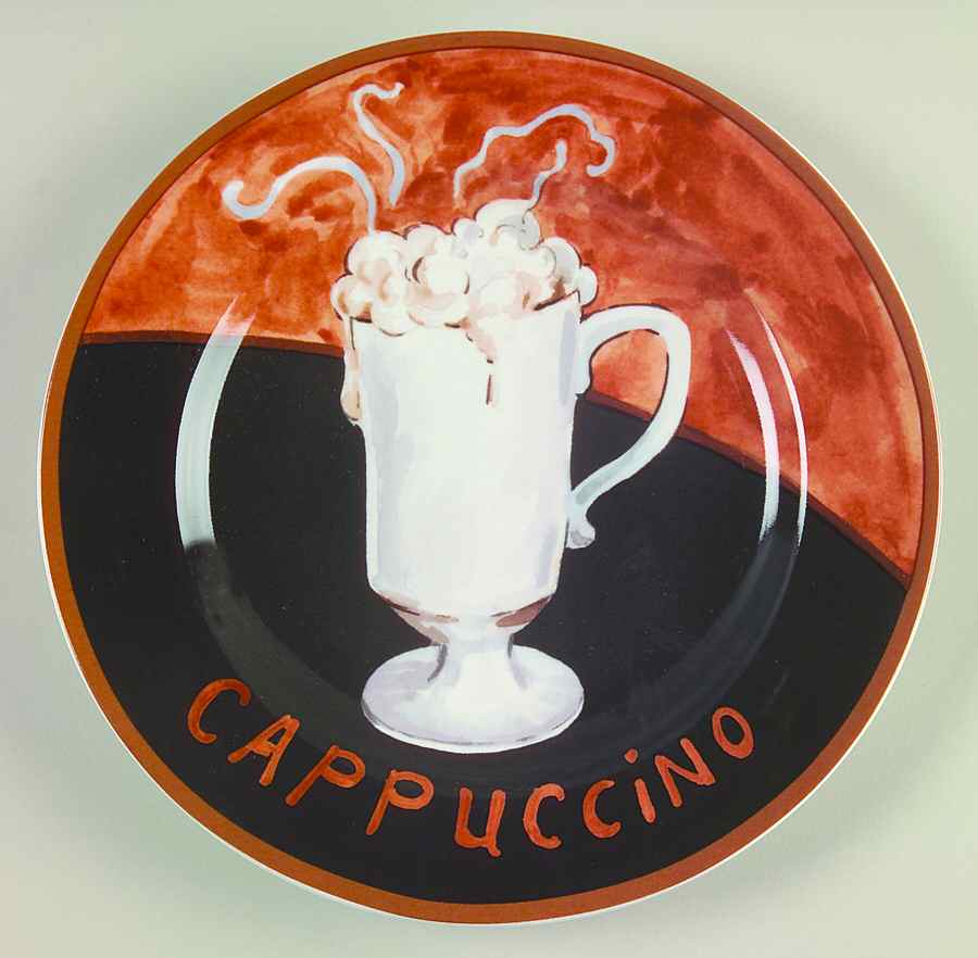 Coffee Salad Plate by American Atelier-1