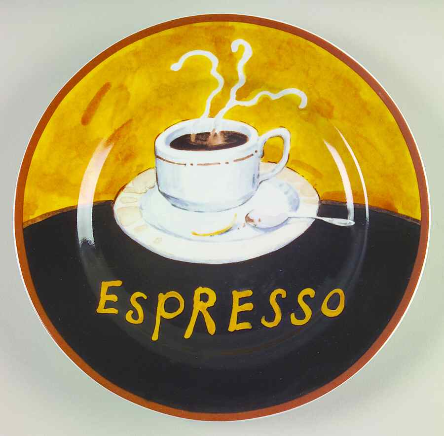 Coffee Salad Plate by American Atelier-1