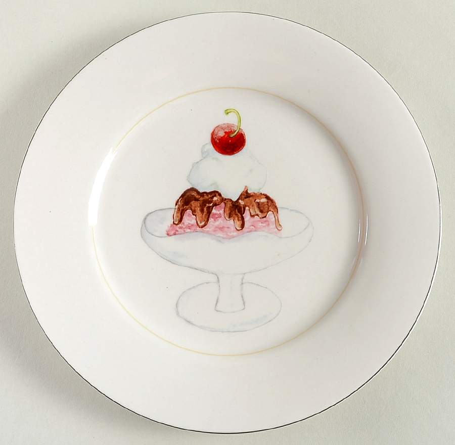 Desserts Canape Plate by American Atelier-1