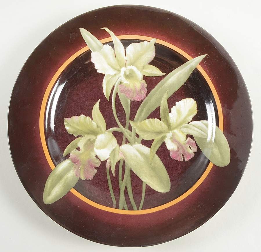 Floral Ecstacy Salad Plate by American Atelier-1