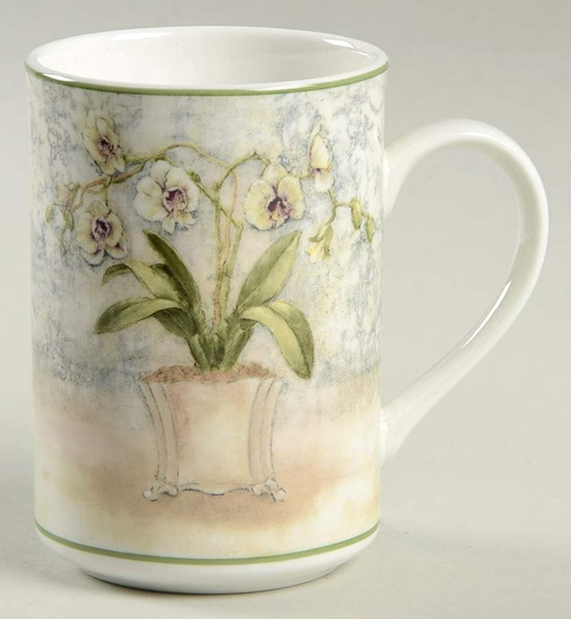 Floral Jardin (Round, Smooth) Mug by American Atelier-1