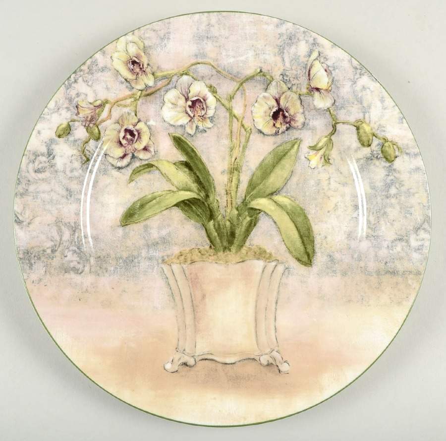 Floral Jardin (Round, Smooth) Dinner Plate by American Atelier-1