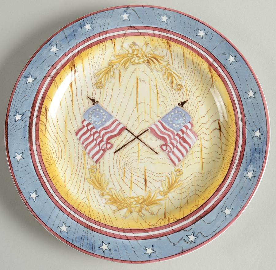 Freedom Salad Plate by American Atelier-1