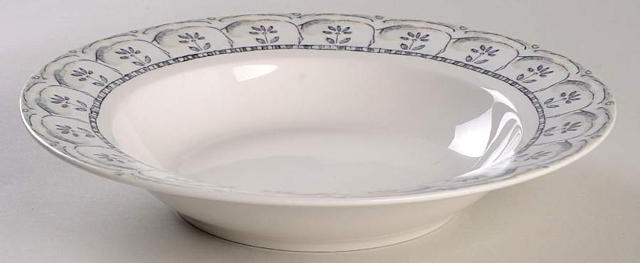 Fruit Toile Rim Soup Bowl by American Atelier-1