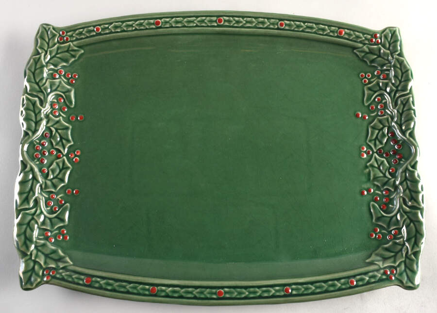Holly Berry 17" Rectangular Serving Platter by American Atelier-1