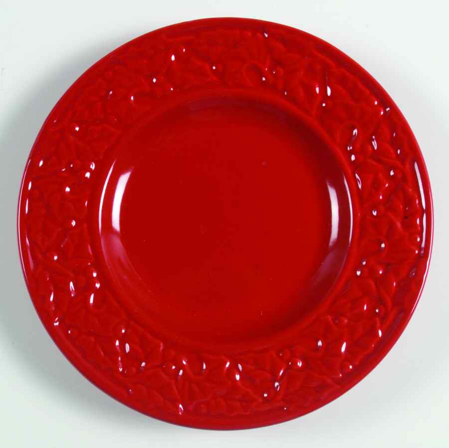 Holly Berry Accent Salad Plate by American Atelier-1