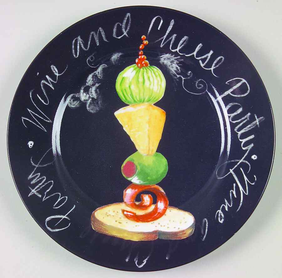 Hors Doeuvres Canape Plate by American Atelier-1