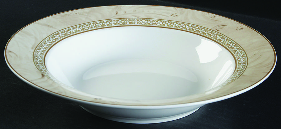 Orchid Large Rim Soup Bowl by American Atelier-1