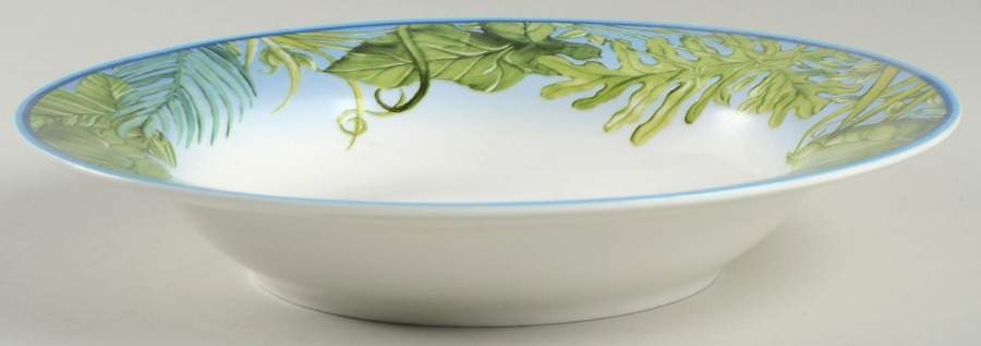 Parrots Rim Soup Bowl by American Atelier-1