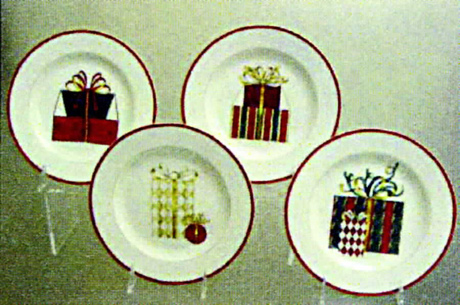 Presents Salad Plate by American Atelier-1