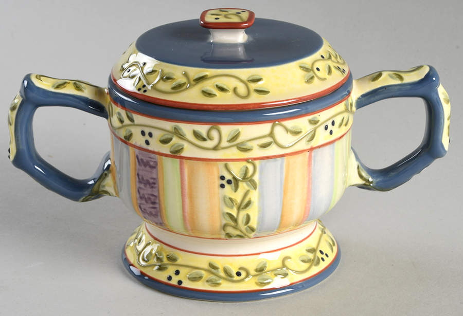 Tuscany Village Sugar Bowl & Lid by American Atelier-1