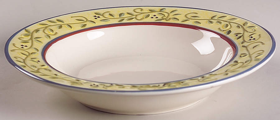 Tuscany Village Rim Soup Bowl by American Atelier-1
