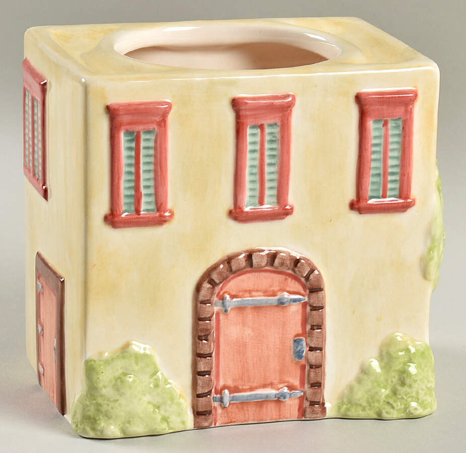 Tuscany Village Small Canister No Lid by American Atelier-1