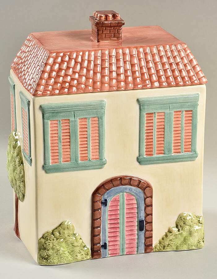 Tuscany Village Large Canister & Lid by American Atelier-1