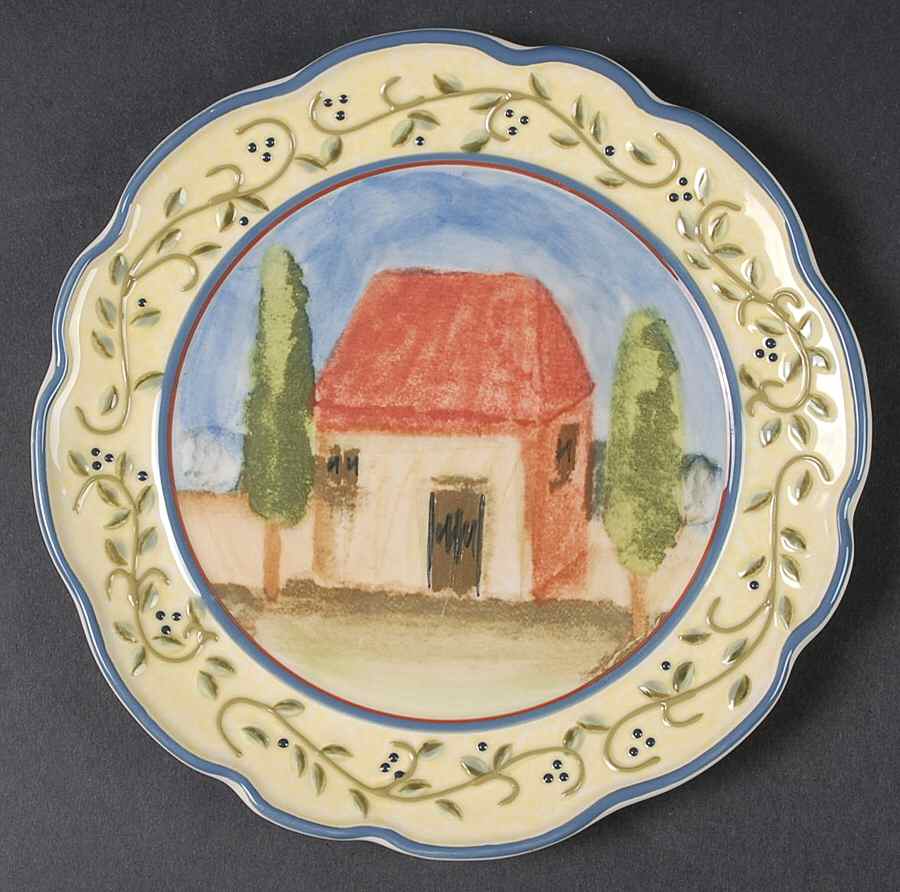 Tuscany Village Salad Plate by American Atelier-1