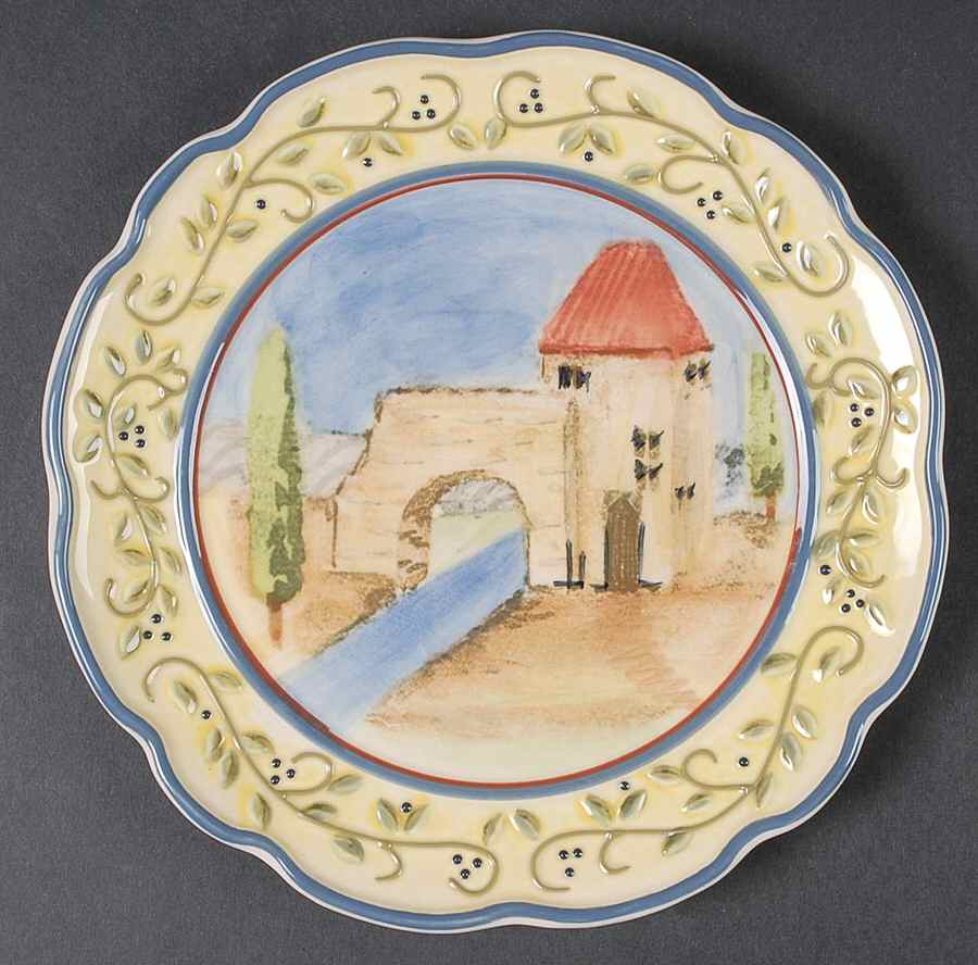 Tuscany Village Salad Plate by American Atelier-1