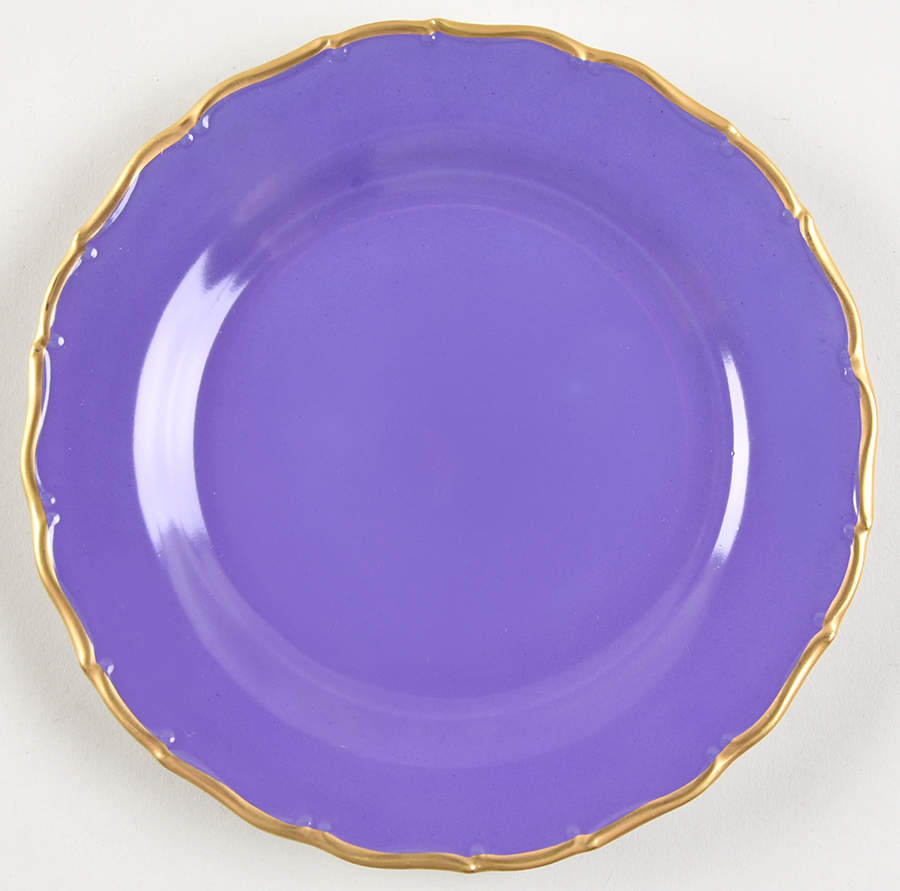 Colours Violet Salad Plate by Anna Weatherley-1