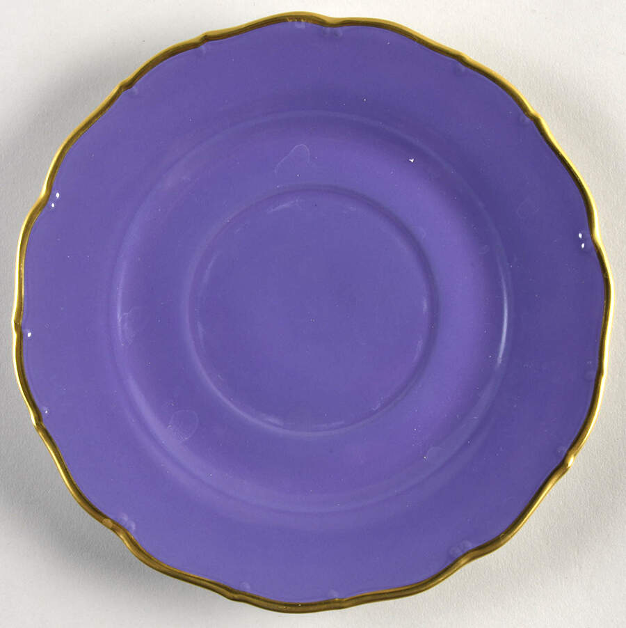 Colours Violet Saucer for Breakfast Cup by Anna Weatherley-1