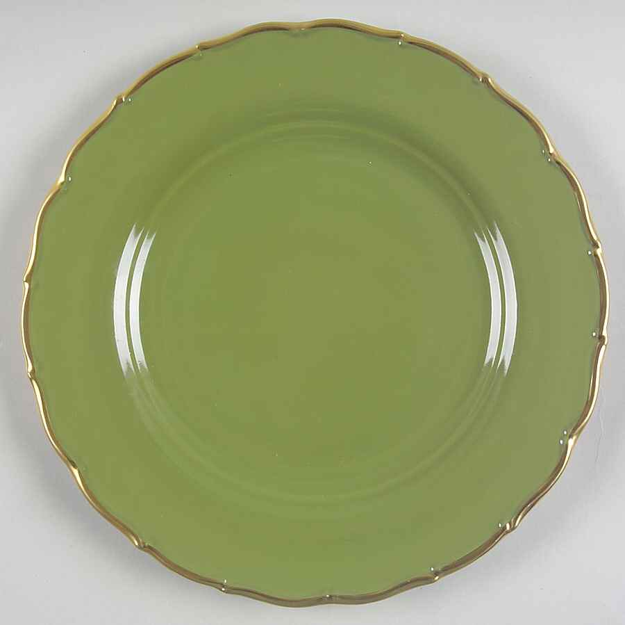 Colours Sage Green Dinner Plate by Anna Weatherley-1