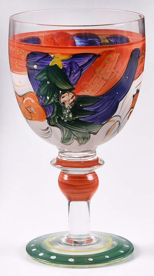 St. Nicholas Glassware Goblet by Artimino-1