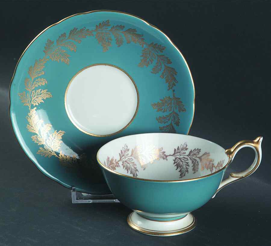 2726 Footed Cup & Saucer Set by John  Aynsley & Sons-1